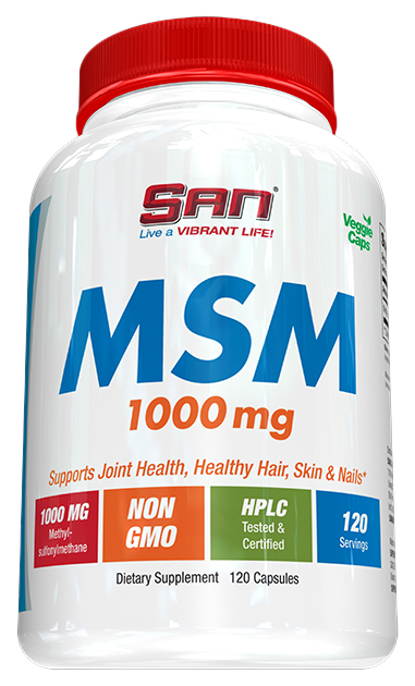 Купить Msm 1000 мг, Msm San 1000 мг капсулы 120 шт.
