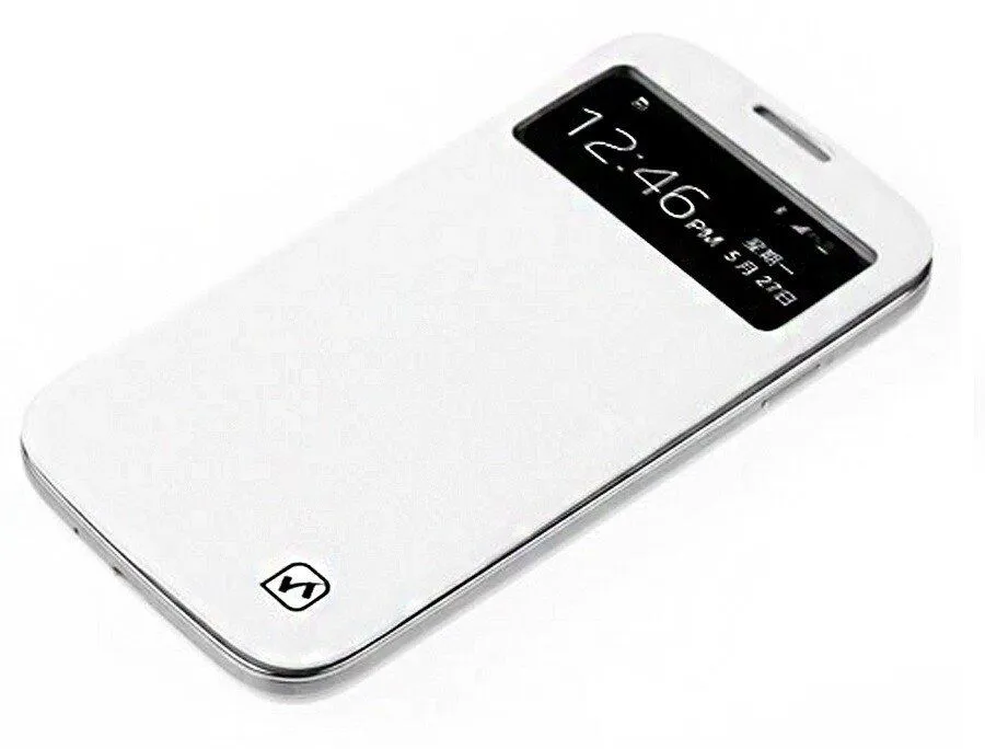 

Футляр-книга боковой Hoco Ice View для Samsung Galaxy i9500 S4 white, Белый