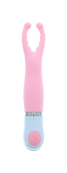 фото Розовый вибростимулятор клитора clitoral pincer dream toys