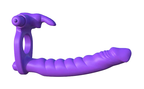 фото Эрекционное кольцо для двойного проникновения silicone double penetrator rabbit pipedream