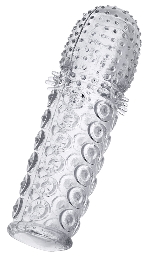 Прозрачная закрытая гелевая насадка 13,5 см