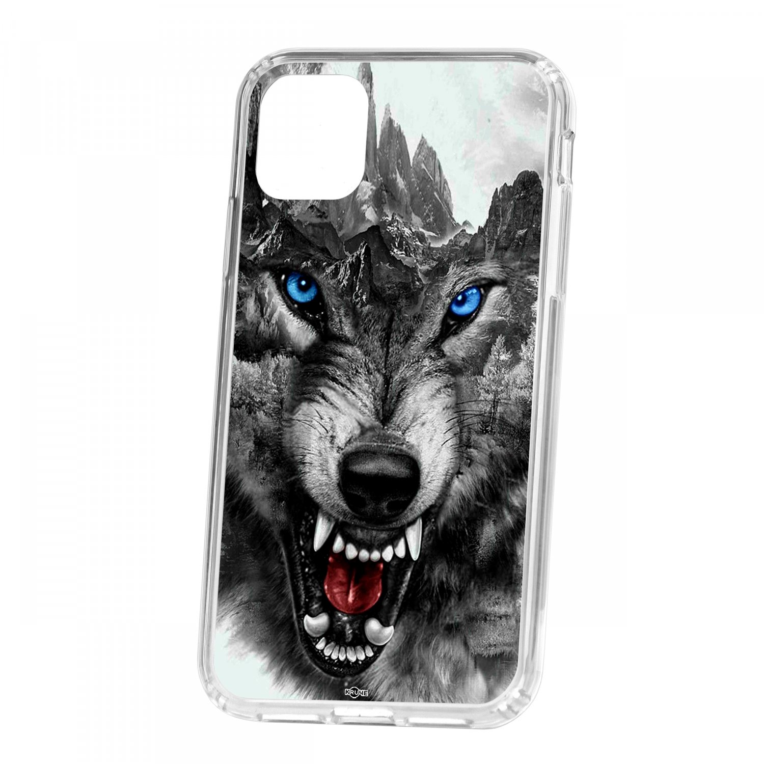 фото Чехол apple iphone 11 kruche print волк кruче