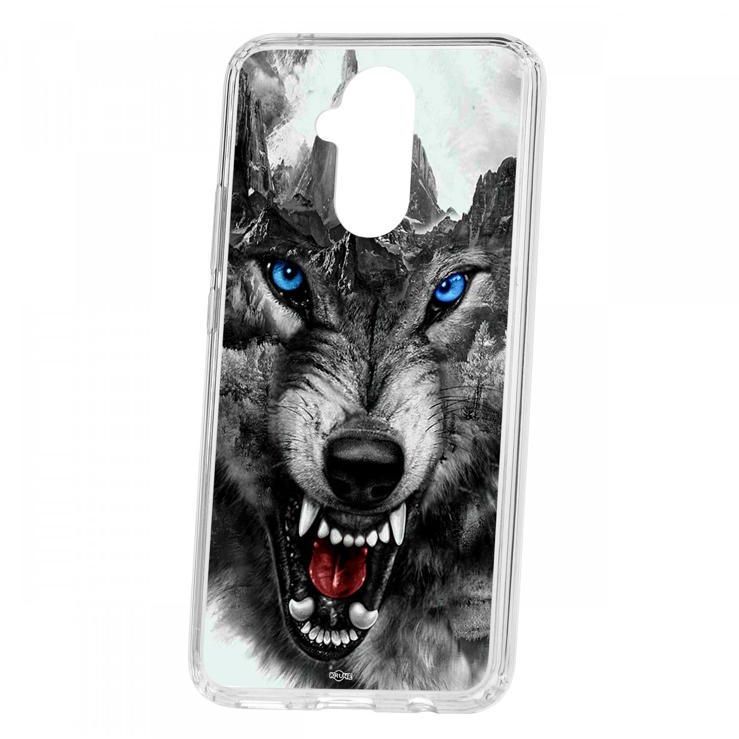 фото Чехол huawei mate 20 lite kruche print волк кruче