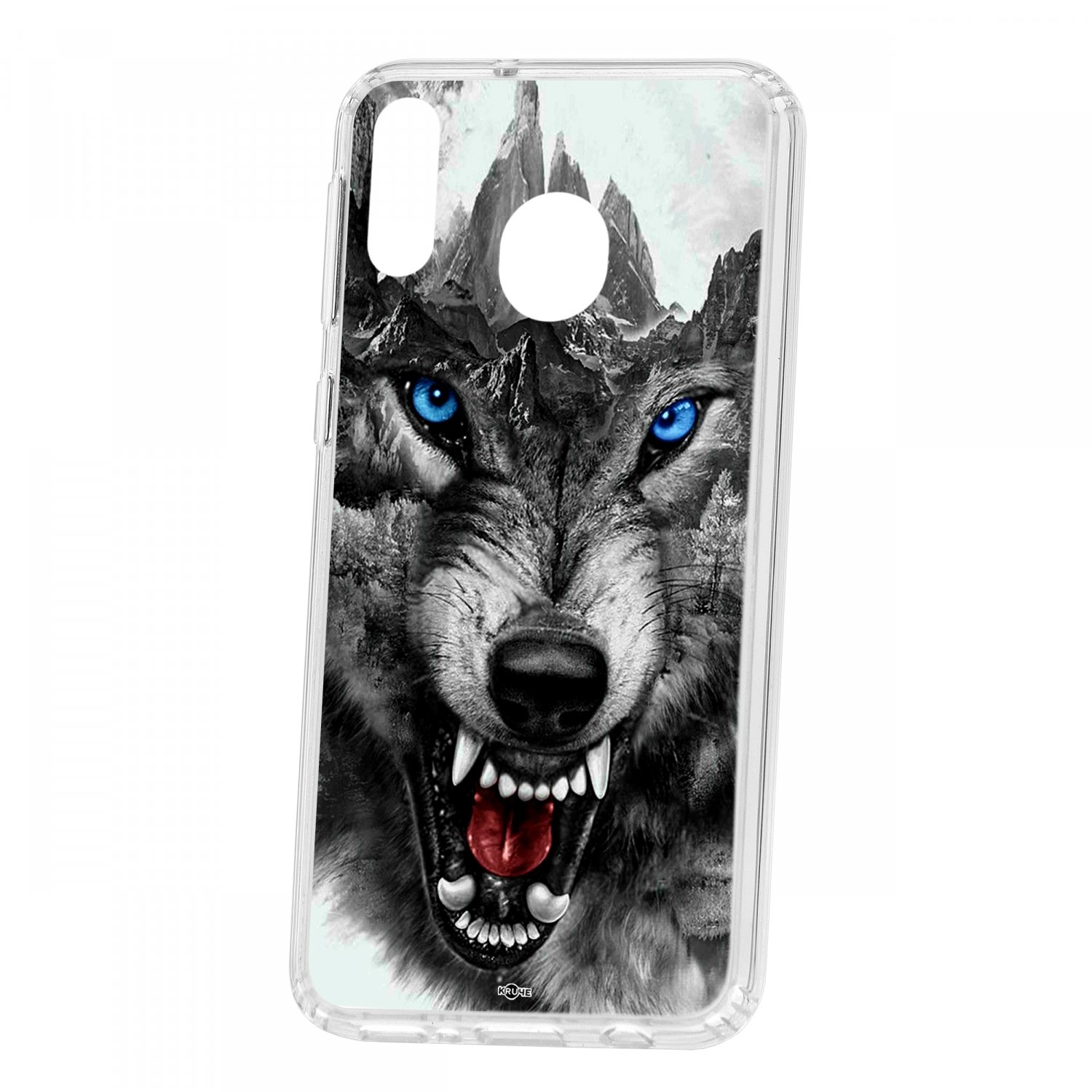 фото Чехол samsung galaxy m20 kruche print волк кruче