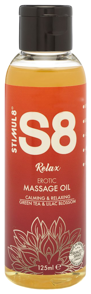 

Массажное масло S8 Massage Oil Relax с ароматом зеленого чая и сирени 125 мл.