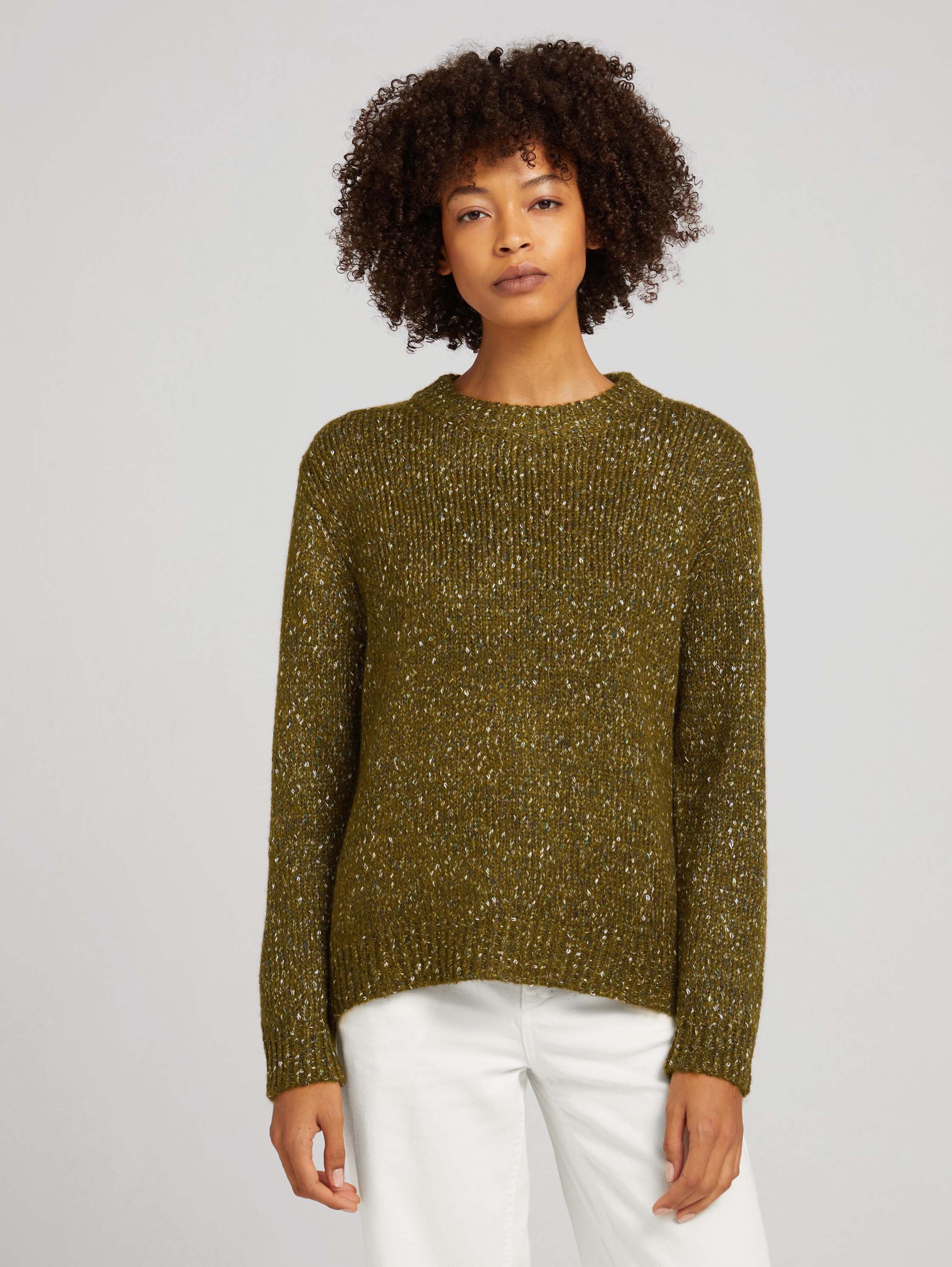 

Джемпер женский TOM TAILOR 1028978 хаки XS, 1028978