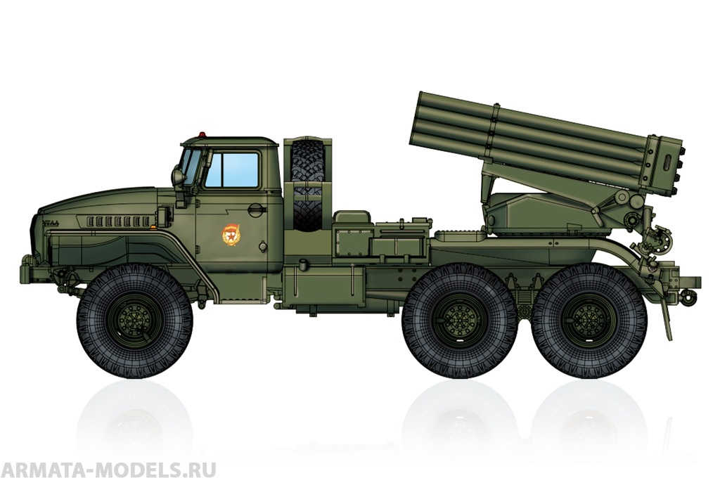 

82931 РСЗО Russian BM-21 Grad Multiple Rocket Launcher