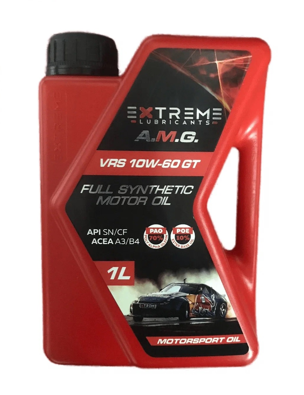 фото Моторное масло extreme, a.m.g., vrs, 10w-60 gt (1 л), exvs10w60gt1l, синтетическое extreme lubricants