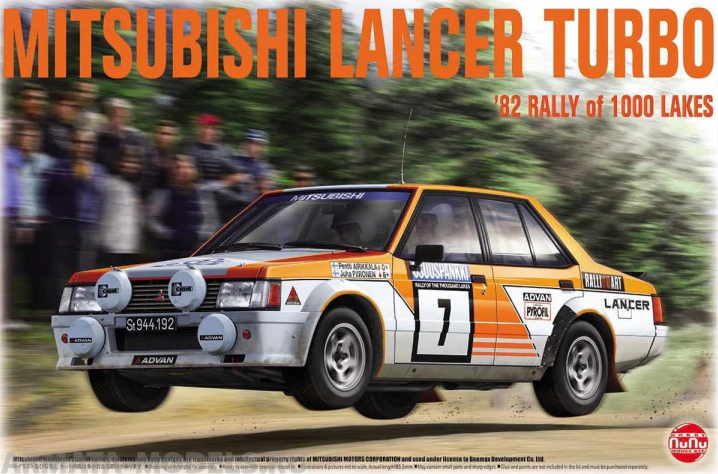 

PN24018 Mitsubishi Lancer Turbo 82 Rally Of 1000 Lakes