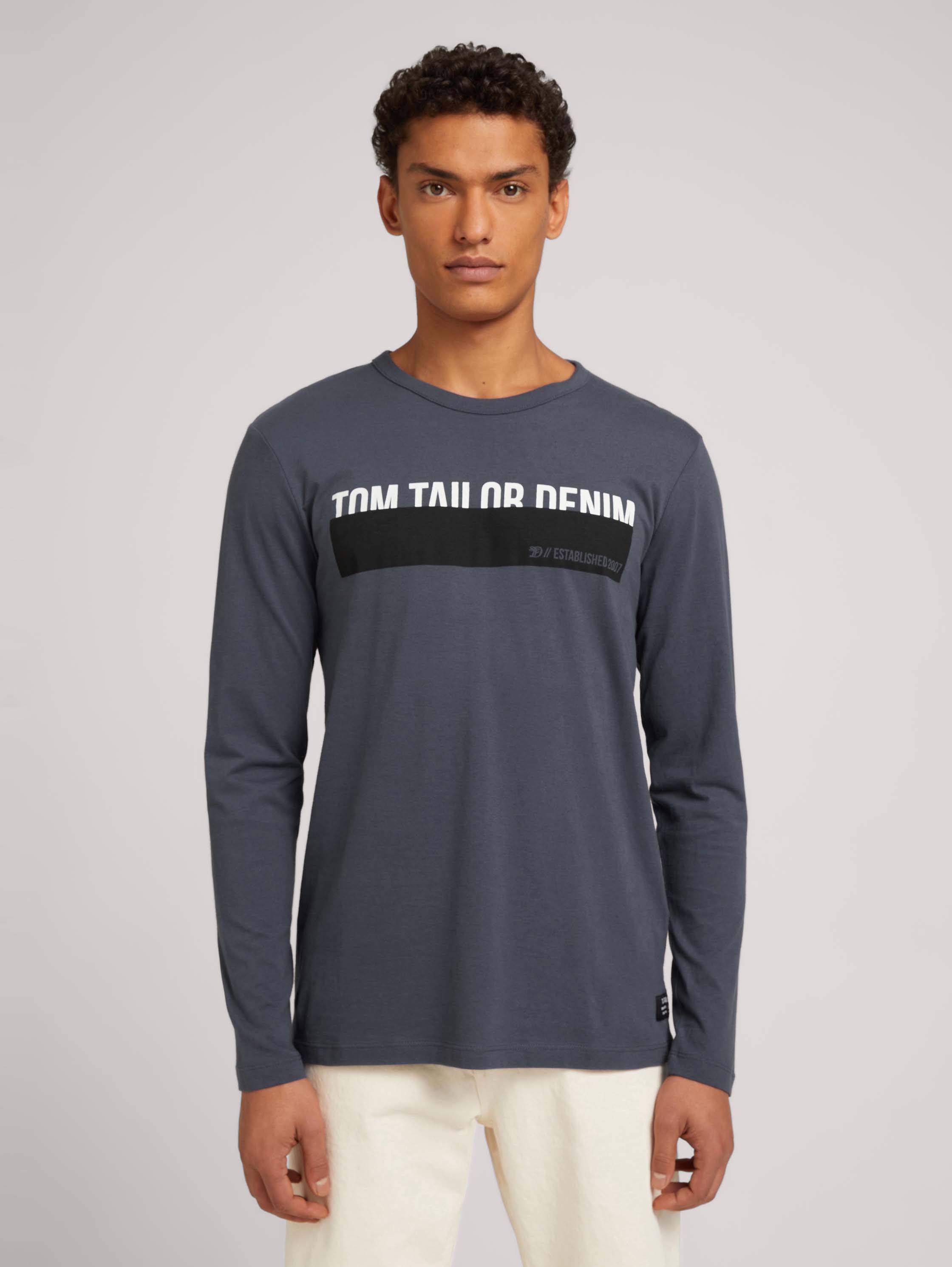 

Лонгслив мужской TOM TAILOR 1028337 серый XL, 1028337