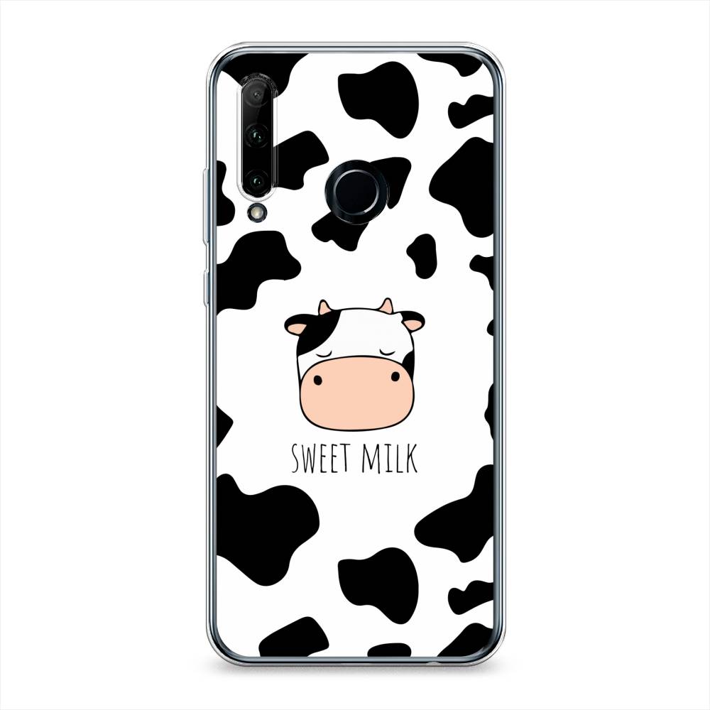 

Чехол на Honor 10i "Sweet milk", Розовый;белый;черный, 68850-1