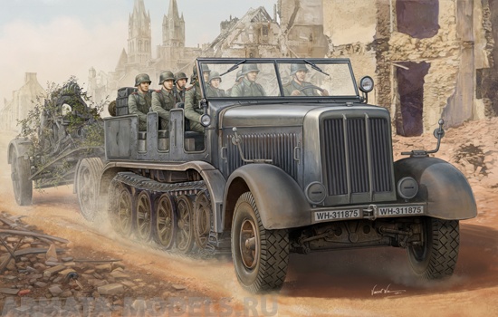 

01583 Тягач Sd.Kfz.8 12 тонн