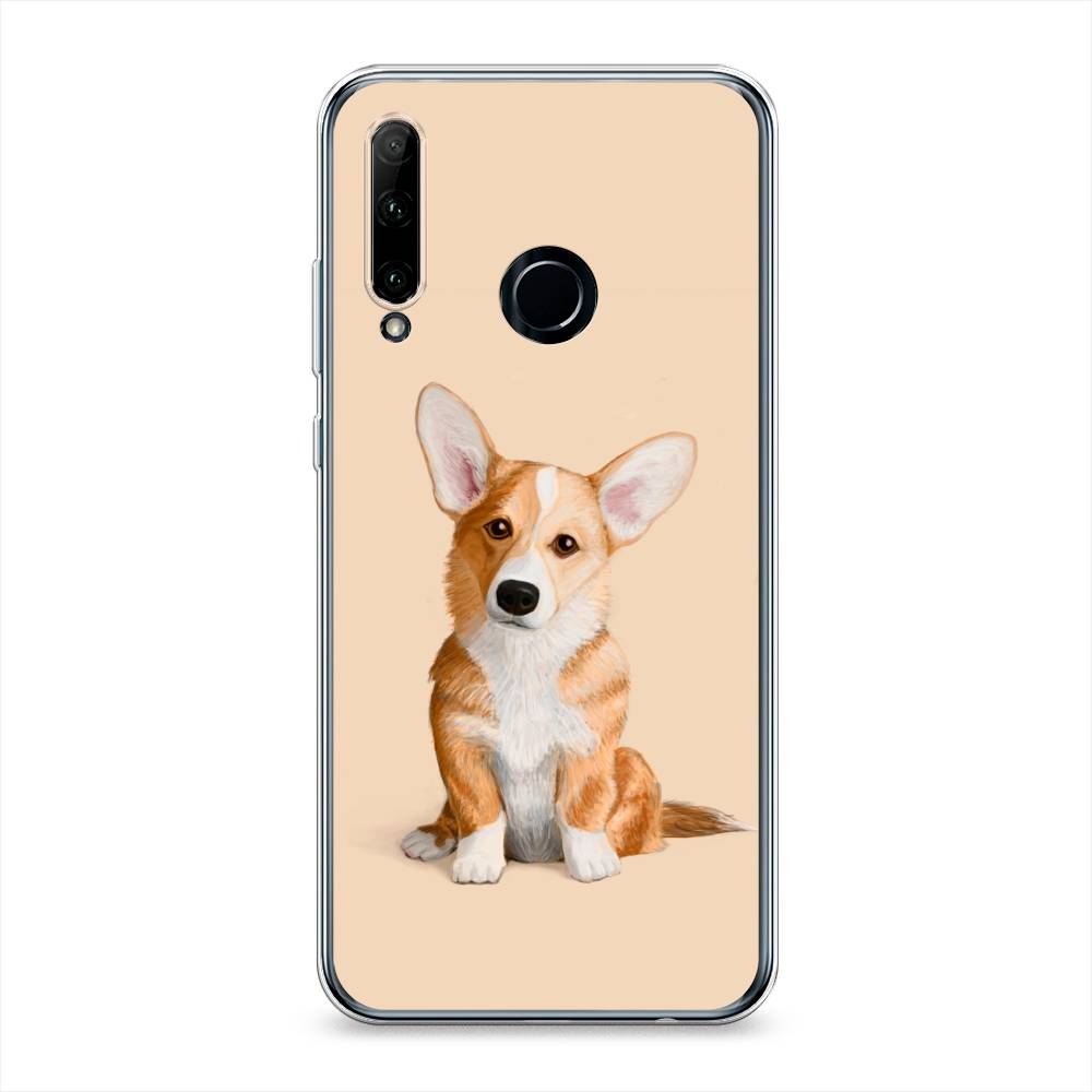 

Чехол на Honor 10i "Грустный Корги", Коричневый;бежевый, 68850-1
