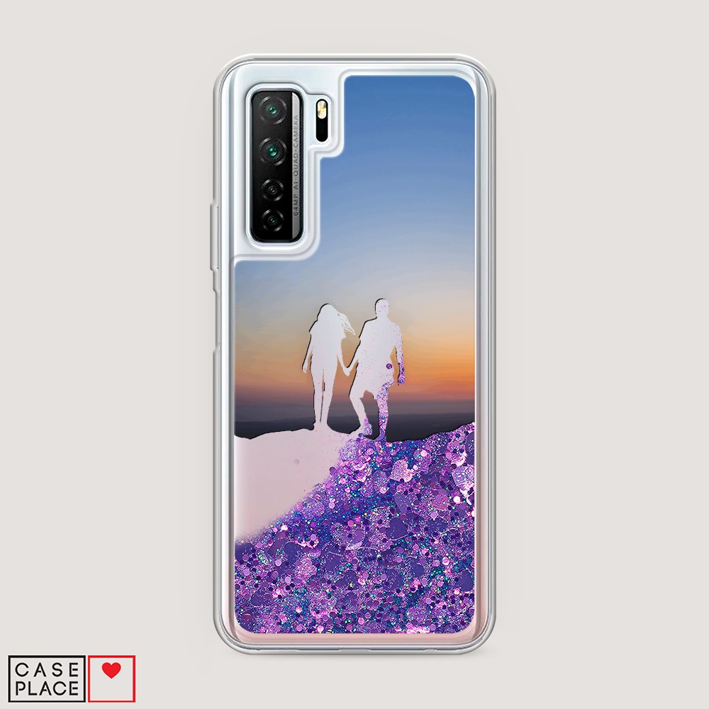 

Чехол Awog на Huawei P40 lite 5G/Honor 30S Global/Nova 7 SE "Пара на краю света", Разноцветный, 6103092-1