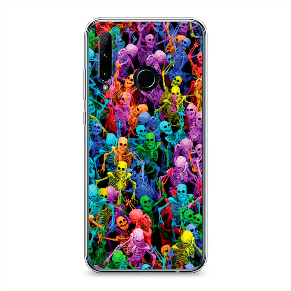 

Чехол на Honor 10i "Вечеринка скелетов", Фиолетовый;желтый;оранжевый, 68850-6