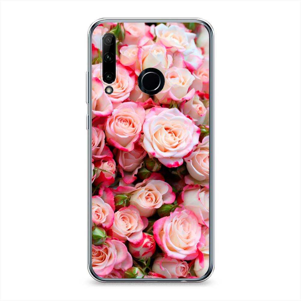 

Чехол на Honor 10i "Много роз", Розовый, 68850-2