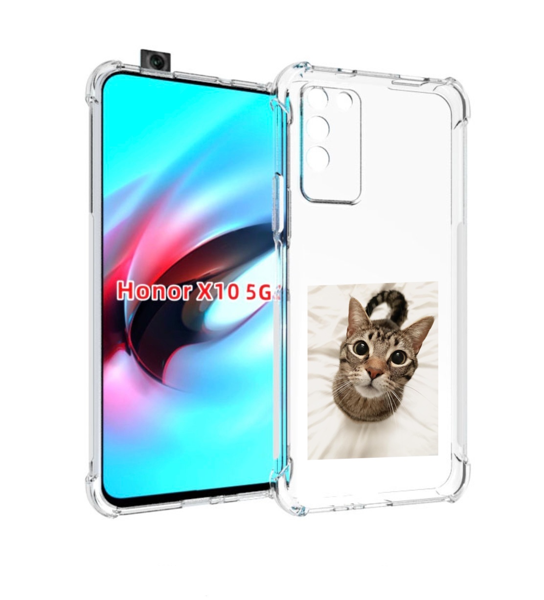 Чехол MyPads Котик для Honor X10