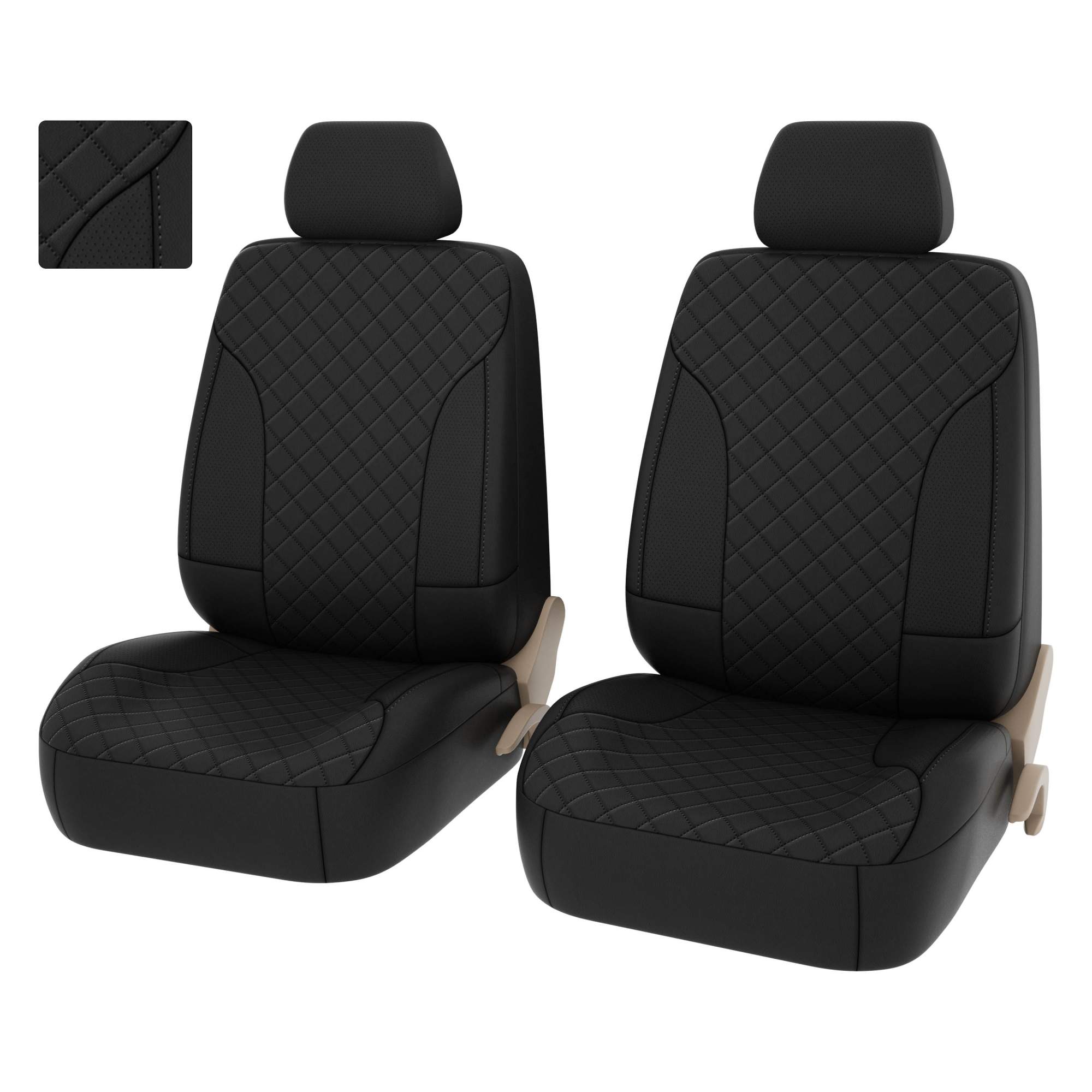 

Чехлы на седенья PSV King Next 2 FRONT 135452 (Черный/отстрочка черная), King Next