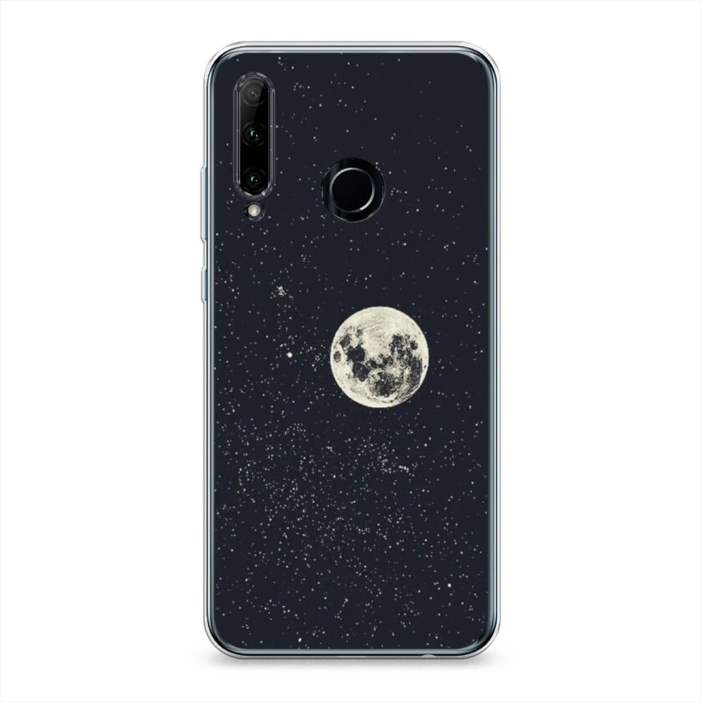 

Чехол на Honor 10i "Полнолуние", Бордовый, 68850-2