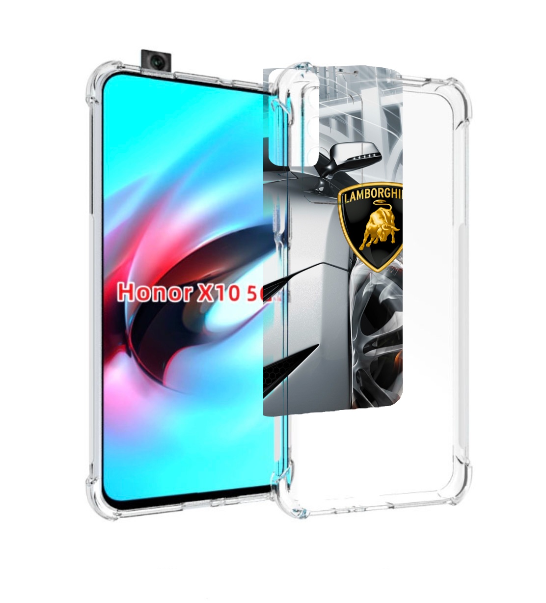 

Чехол MyPads Ламборгини мужской для Honor X10, Прозрачный, Tocco