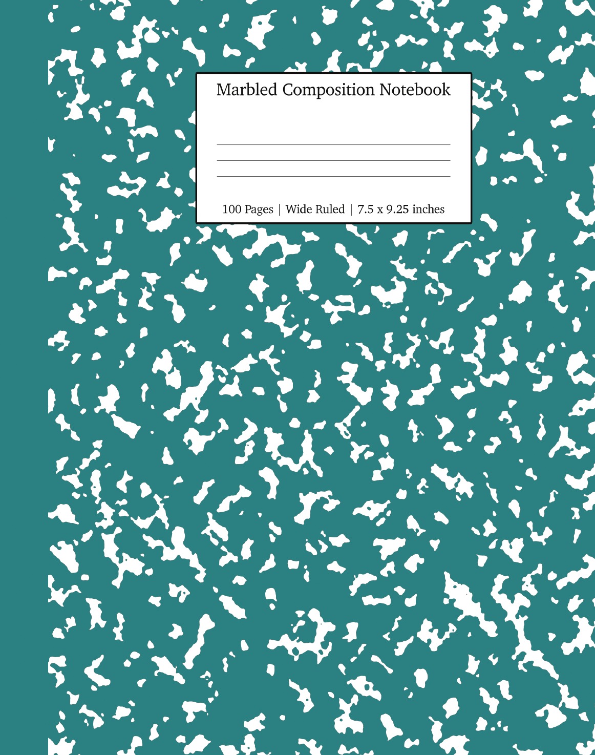 

Marbled Composition Notebook