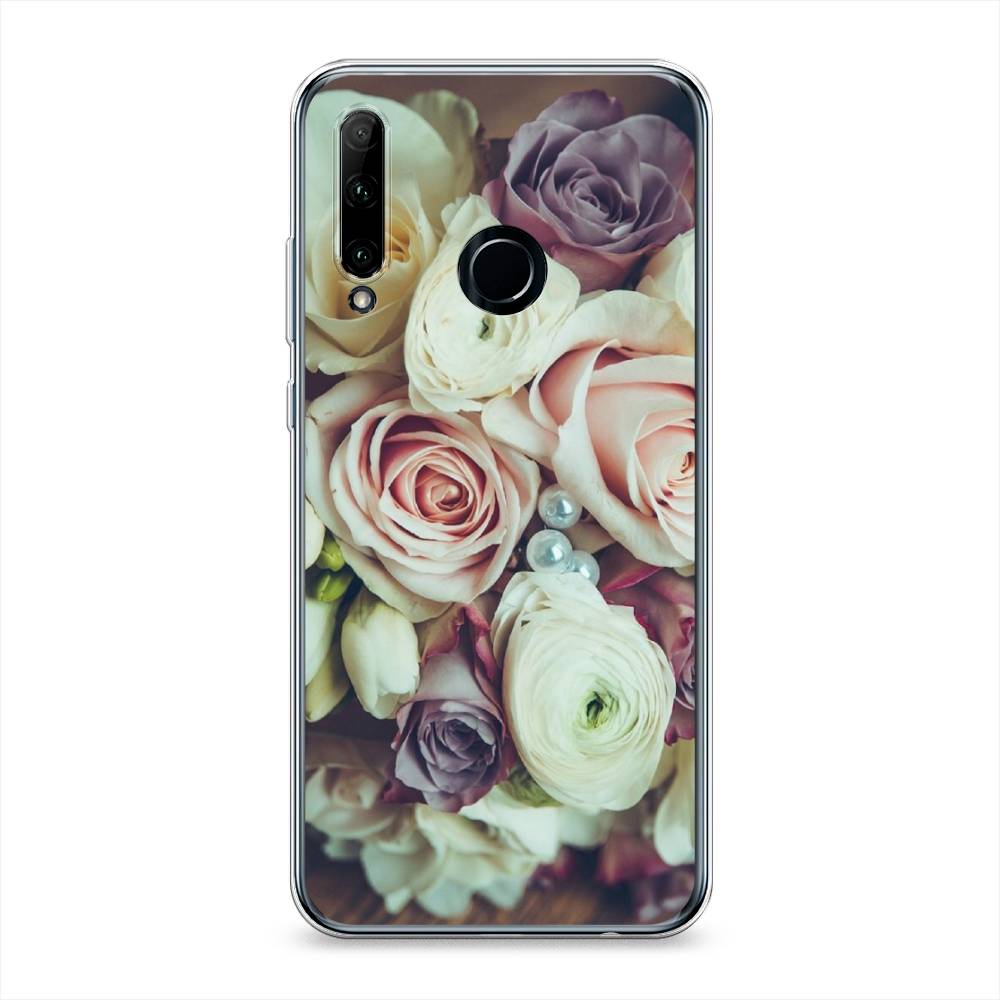 

Чехол на Honor 10i "Свадебный букет", Белый;фиолетовый, 68850-2