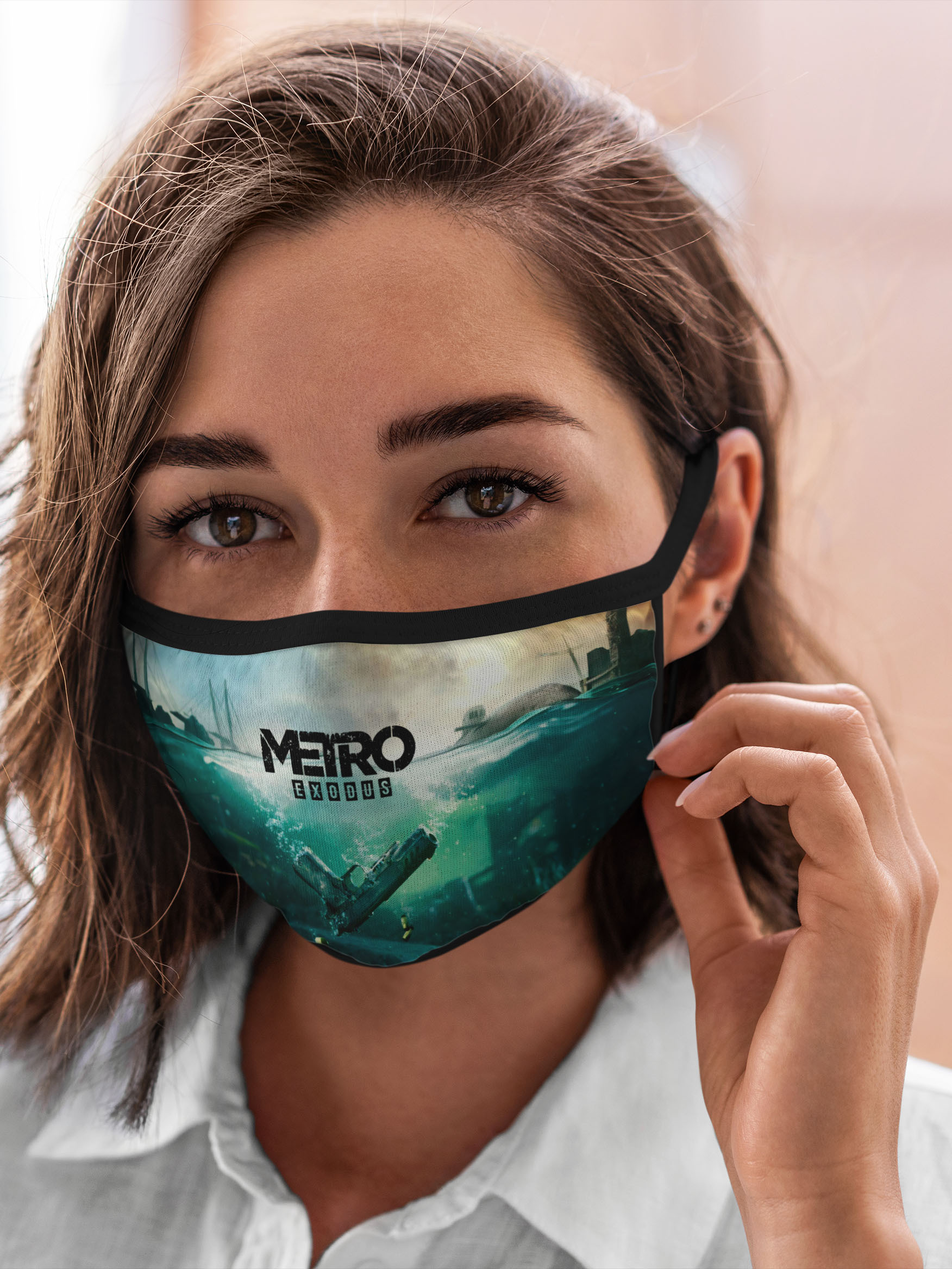 

Многоразовая маска унисекс Burnettie Metro Exodus., Разноцветный, Metro Exodus.
