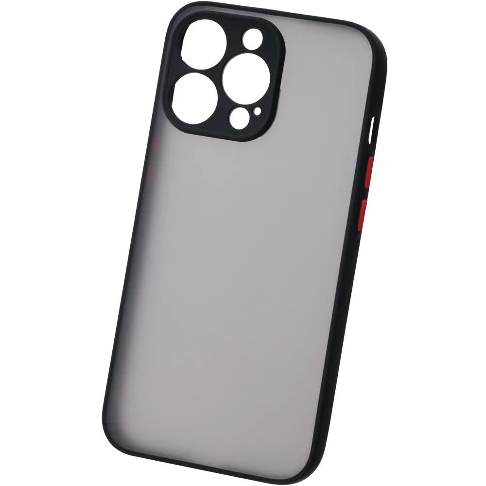 фото Чехол unbroke matt&color case with camera protection black для iphone 13 pro