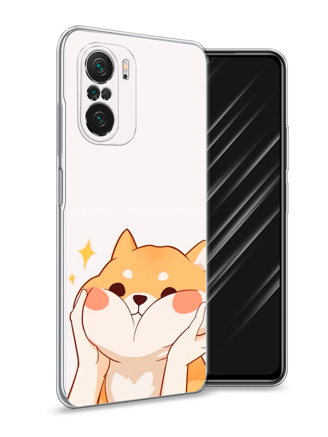

Чехол Awog на Poco F3/Redmi K40/Mi 11i "Сладкий песик", Разноцветный, 312650-1