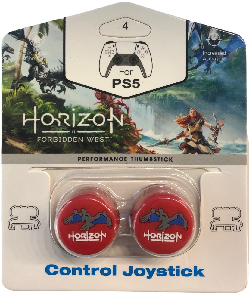 Накладка на стик NoBrand Thumbstick Horizon Forbidden West Red