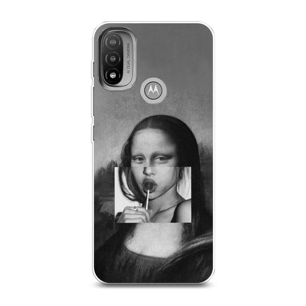

Чехол Awog на Lenovo K14 Plus/Motorola Moto E20/E30/E40 "Mona Lisa sucking lollipop", Разноцветный, 243450-9