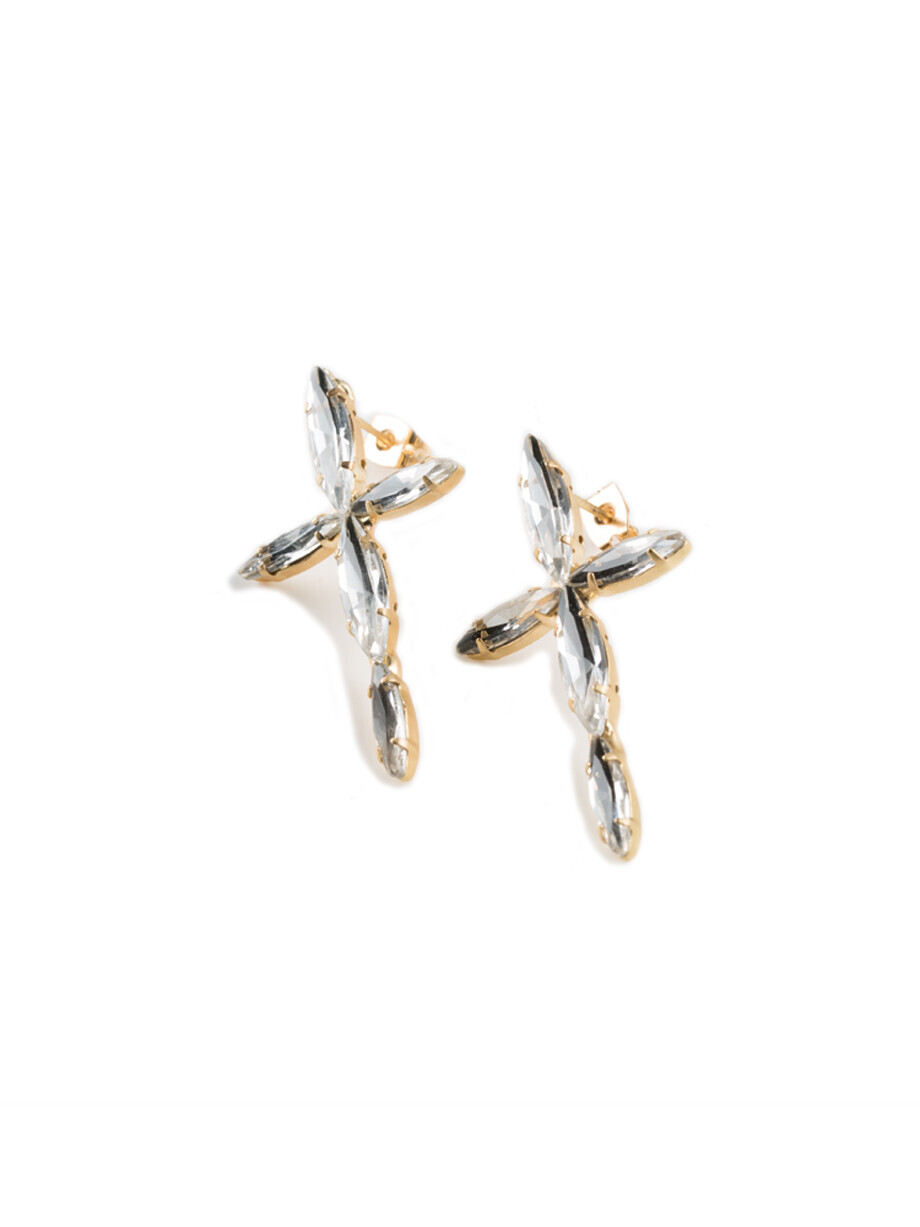

Пусеты из латуни с swarovski Bernes BS1027, BS1027