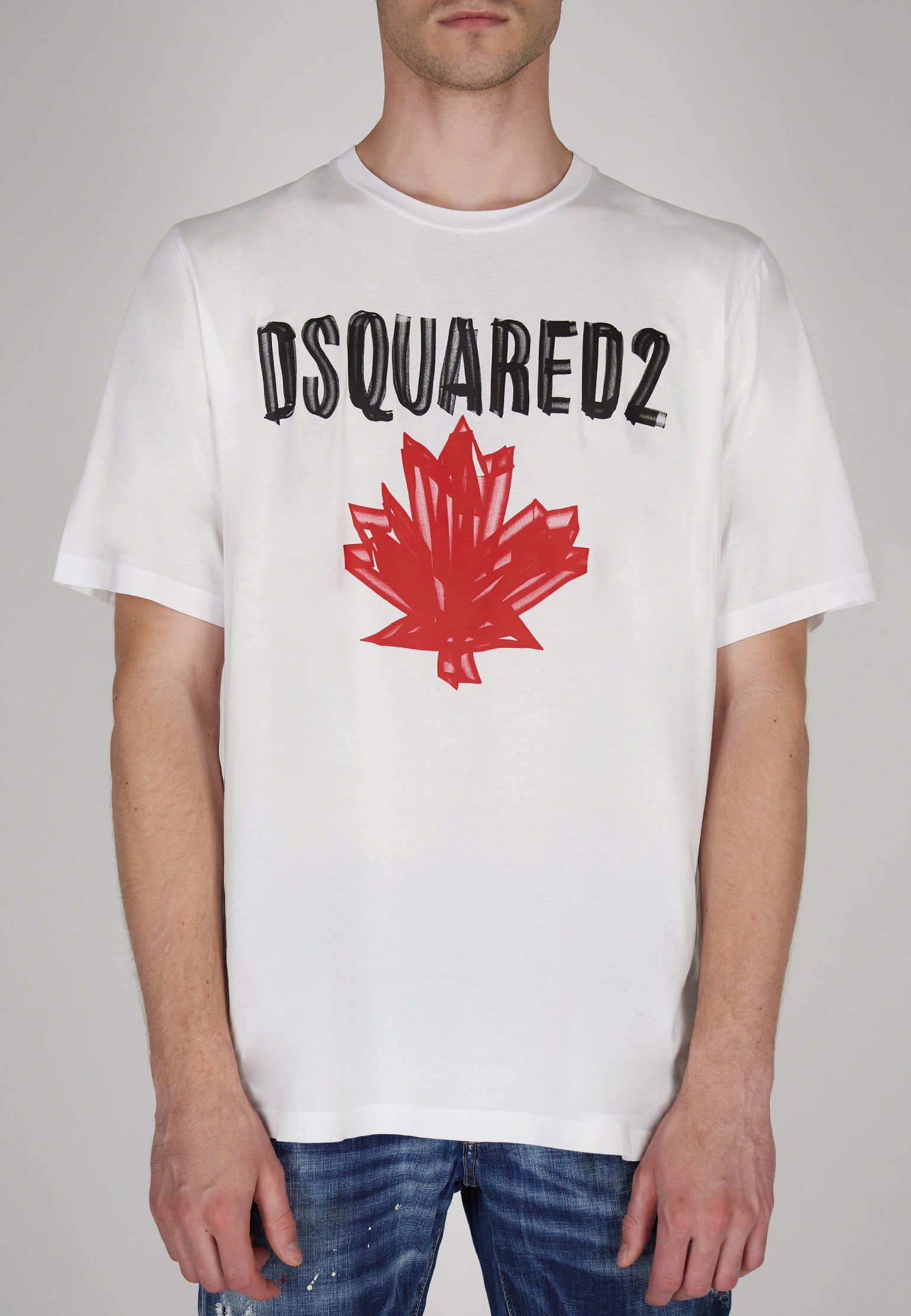 

Футболка мужская DSquared2 124407 белая XL, Белый, 124407