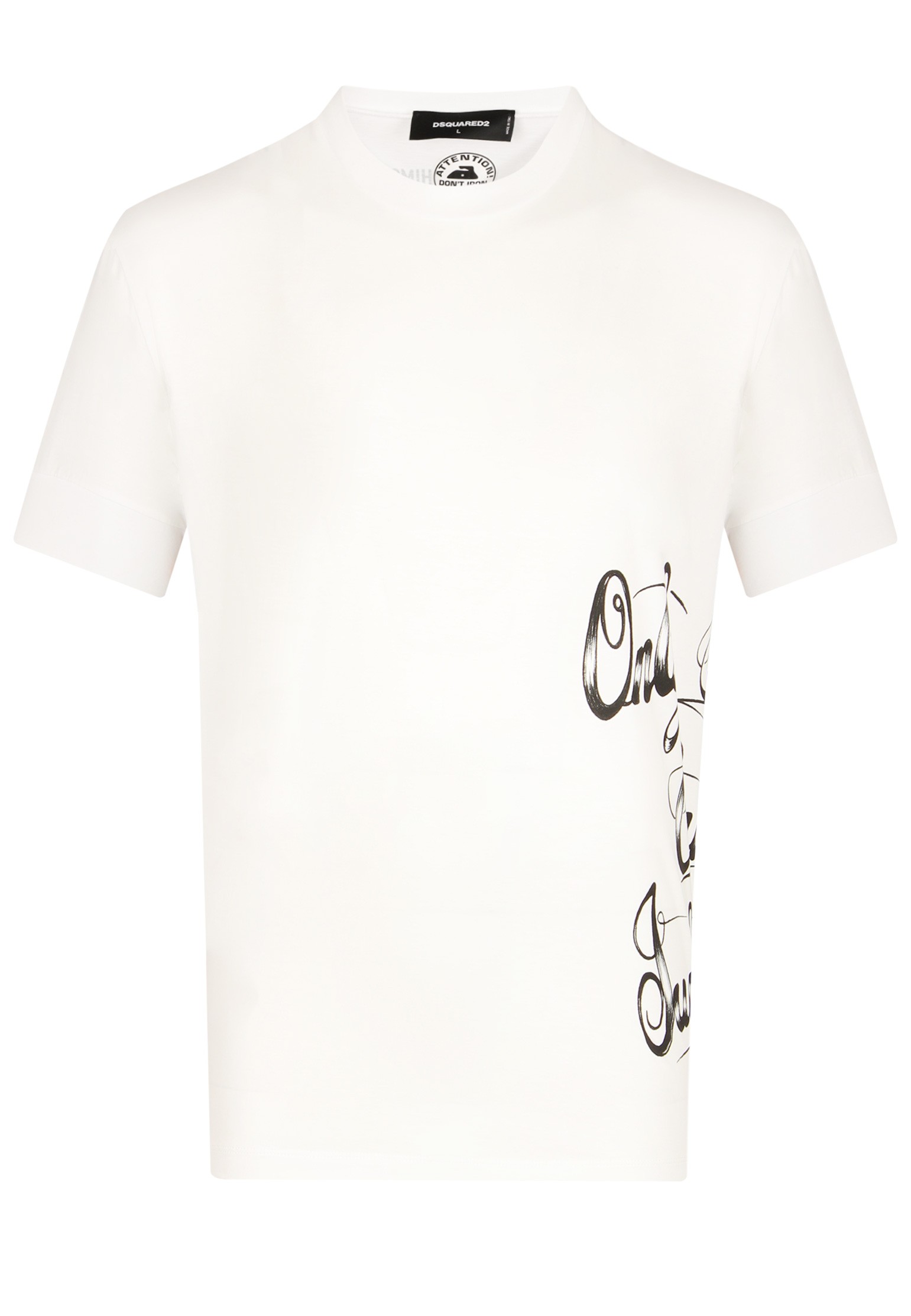 

Футболка мужская DSquared2 124436 белая 2XL, Белый, 124436