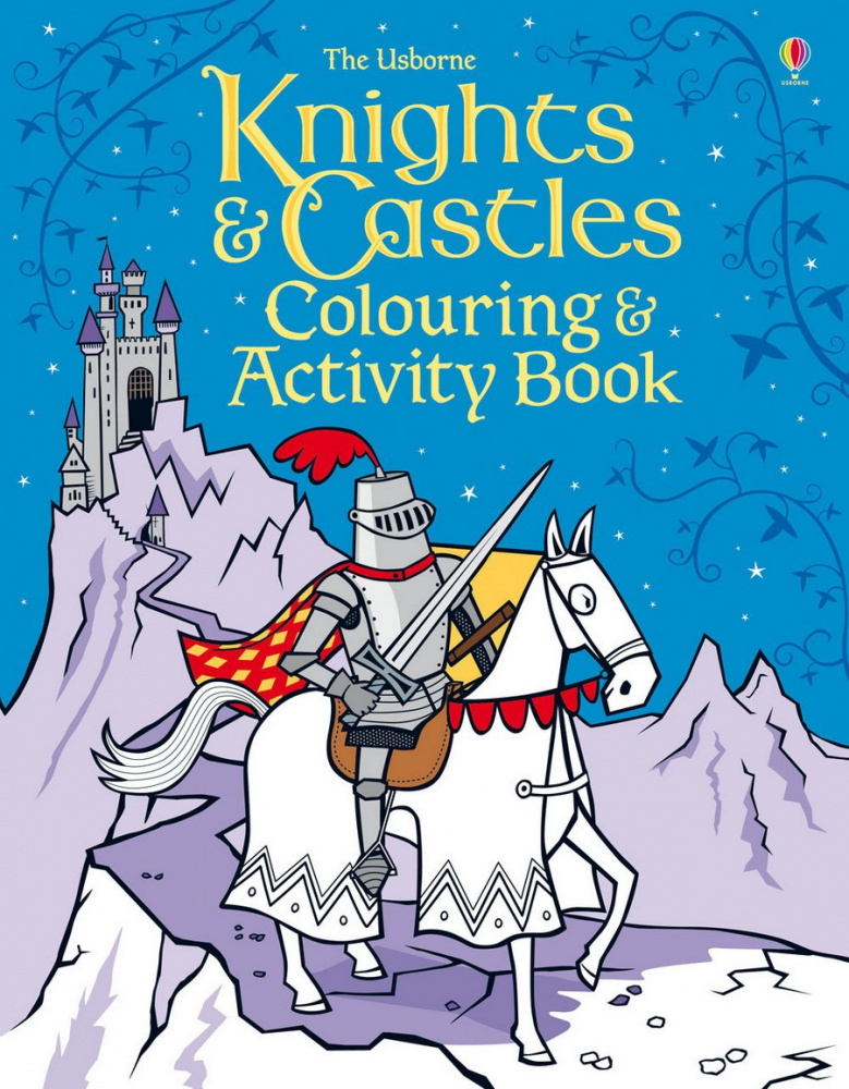 Книга Usborne Colouring and Activity Book Knights and Castles