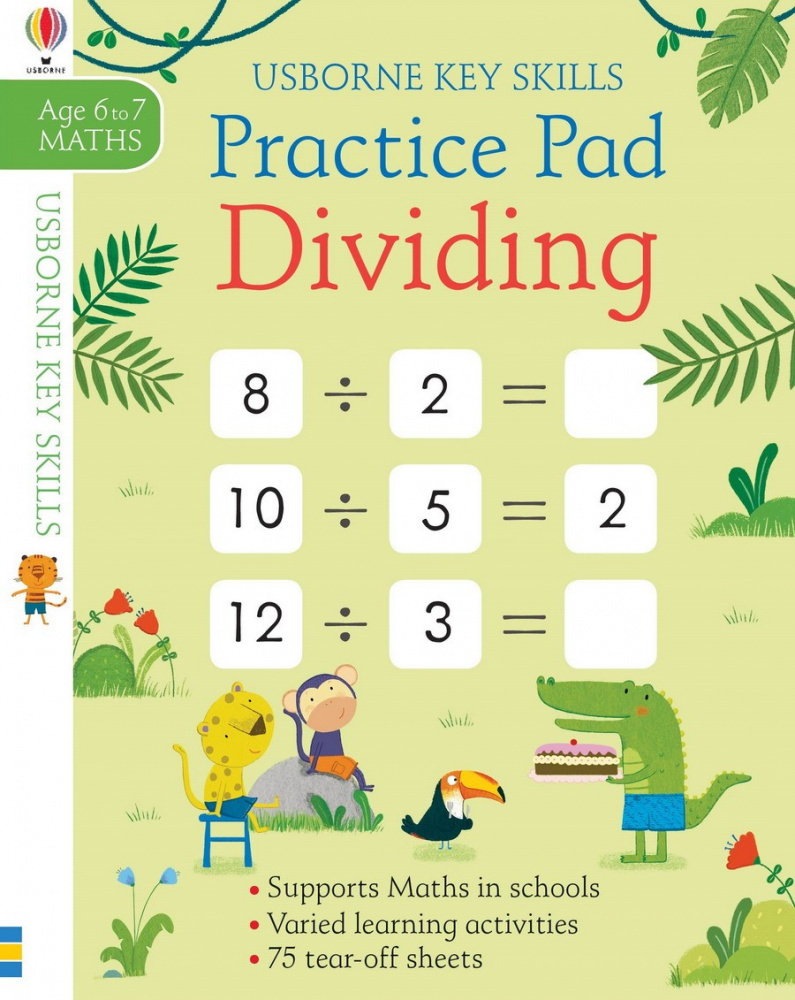 Usborne Key Skills Dividing Practice Pad 6-7