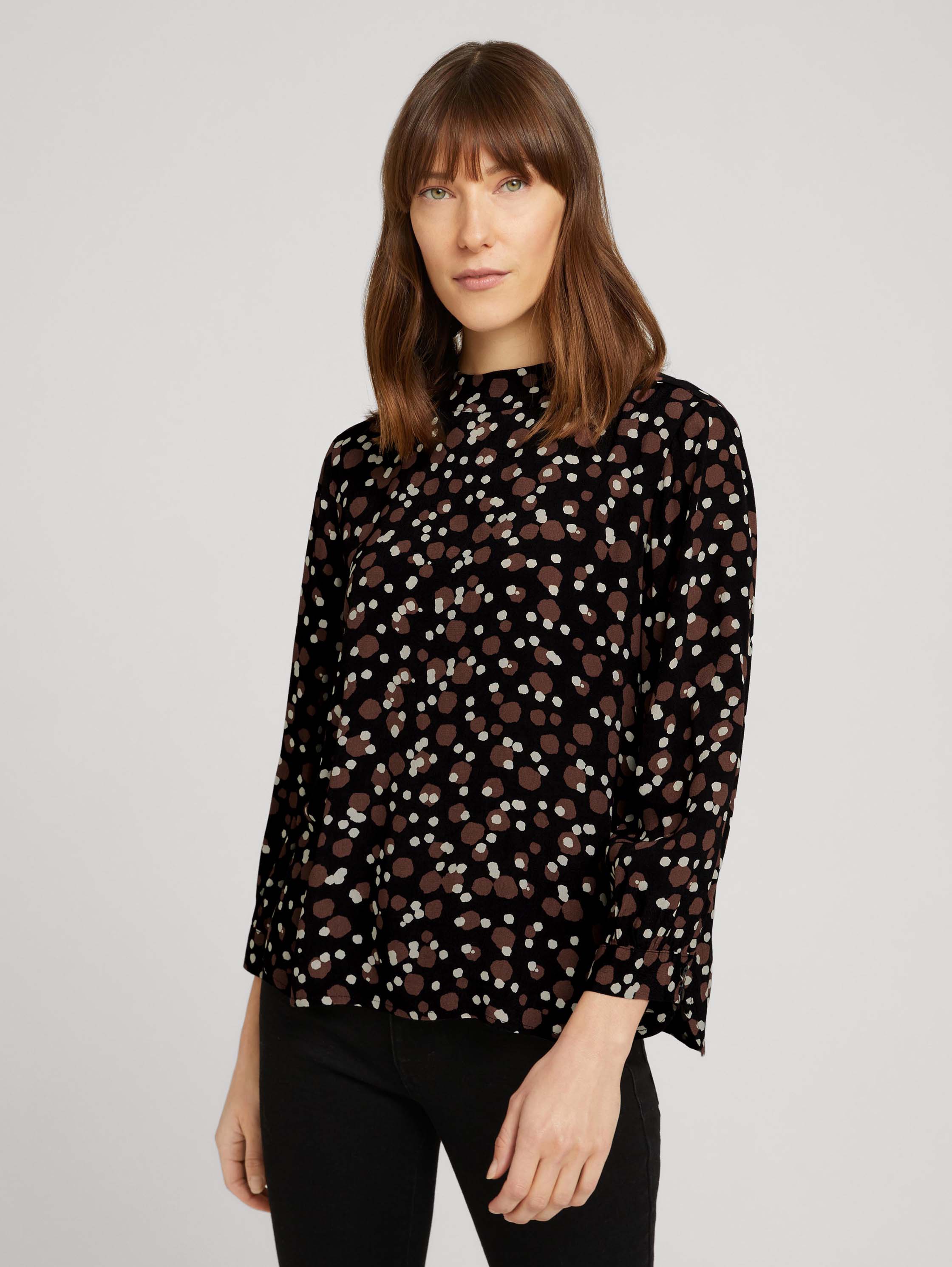 

Блуза женская TOM TAILOR 1028868 серая 38 DE, 1028868