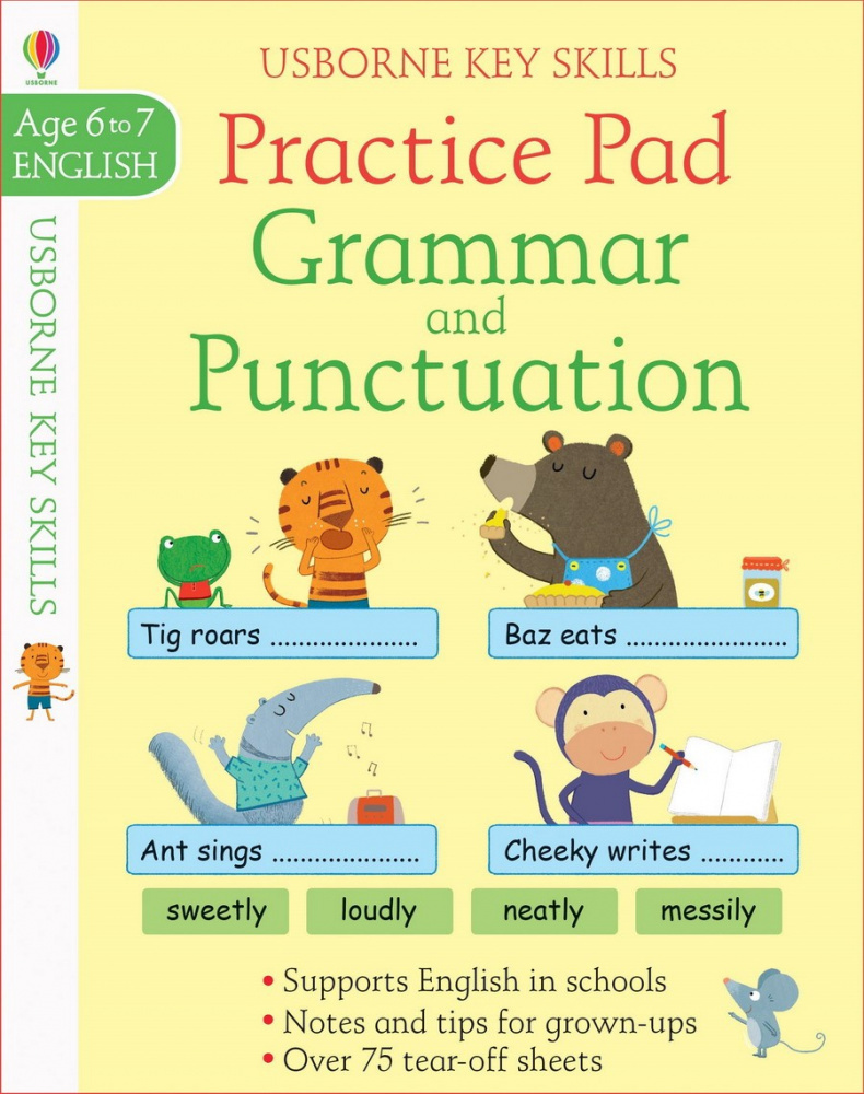 Usborne Key Skills Grammar & Punctuation Practice Pad 6-7