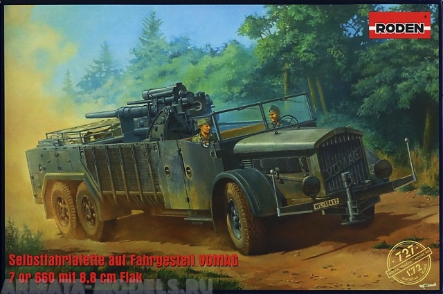 

Rod727 Бронеавтомобиль VOMAG 7 or 660 mit 8,8 cm Flak