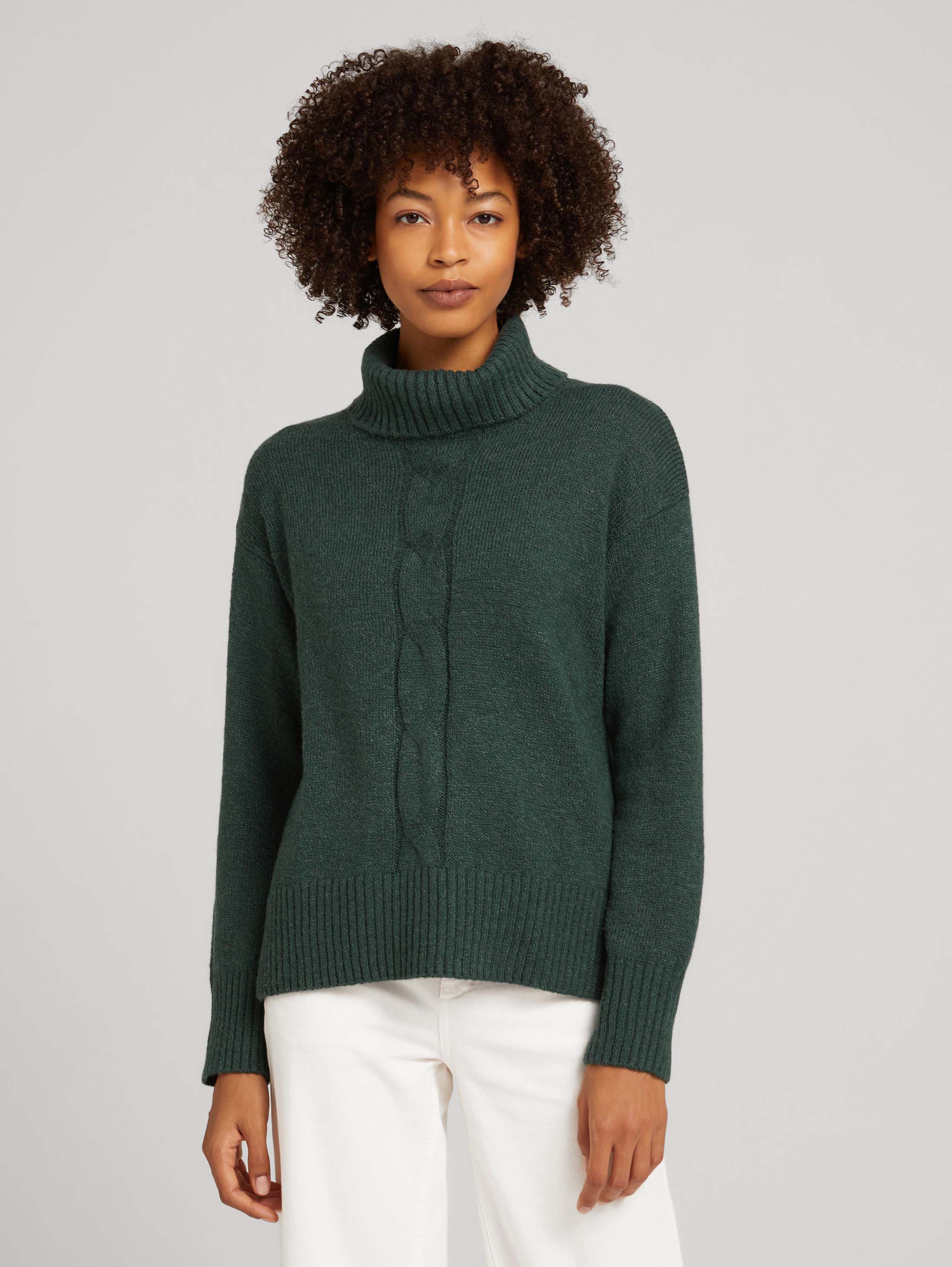 

Свитер женский TOM TAILOR 1028998 зеленый XXL, 1028998