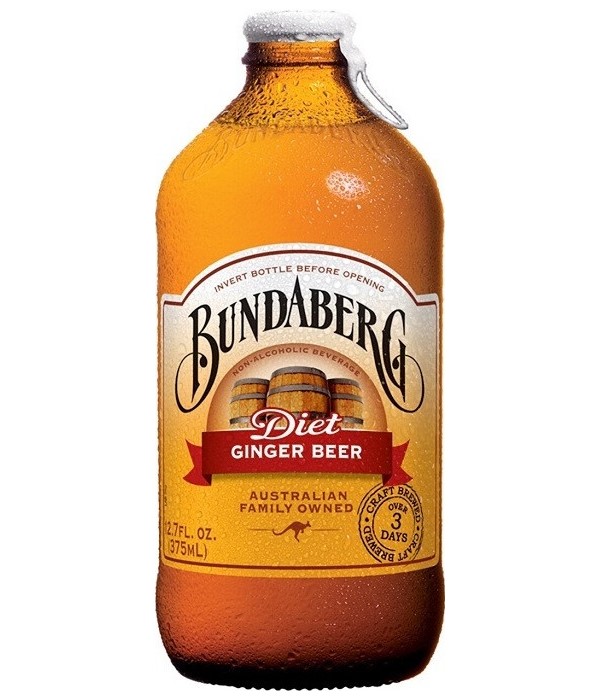 Безалкогольное пиво Bundaberg Diet Имбирное низкокалорийное 375 мл