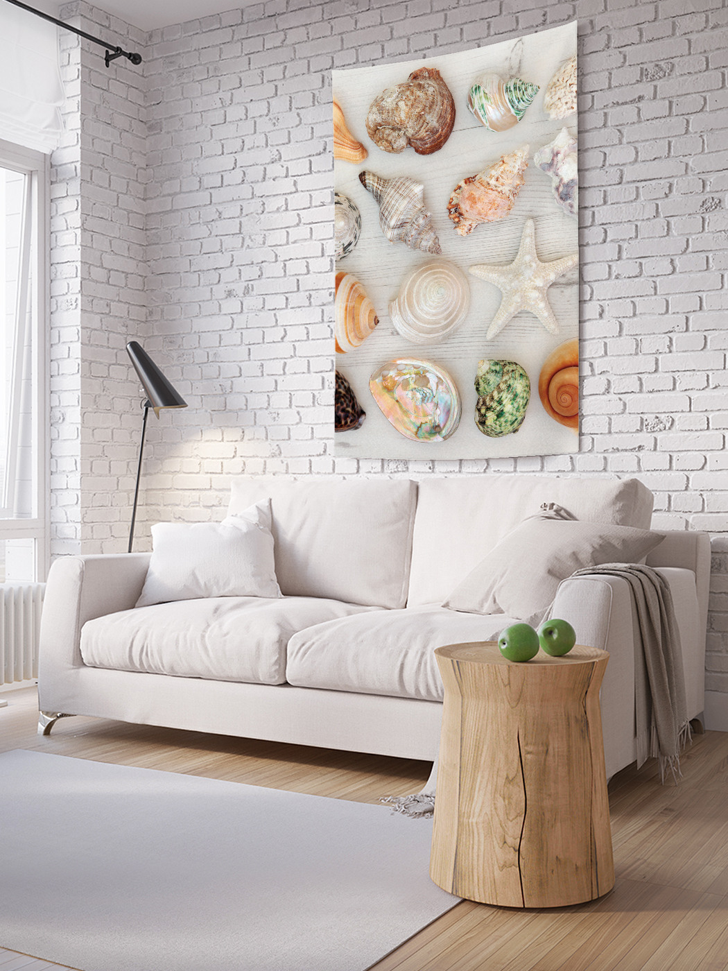

Вертикальное фотопанно на стену JoyArty Коллекция ракушек 100x150 см, Коллекция ракушек