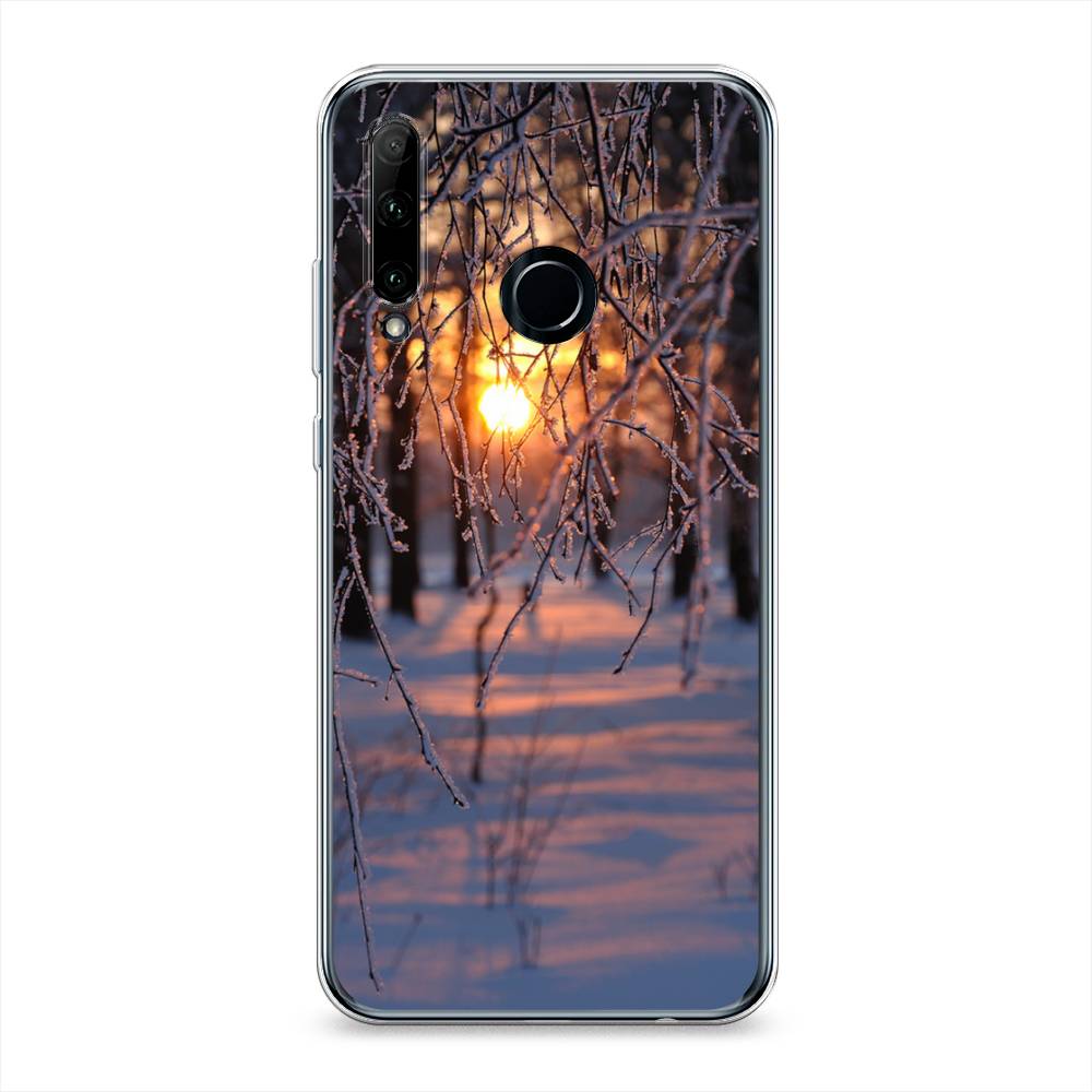 

Чехол на Honor 10i "Зима 7", Оранжевый;розовый;черный, 68850-2