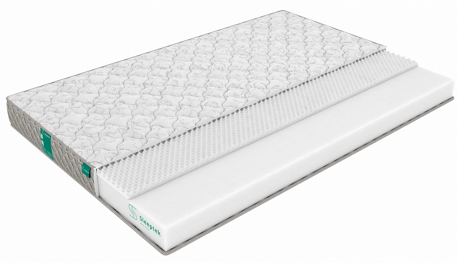 

Матрас Sleeptek Mono Relax 12 75х210, Бежевый;белый;серый;серебристый, Mono Relax 12