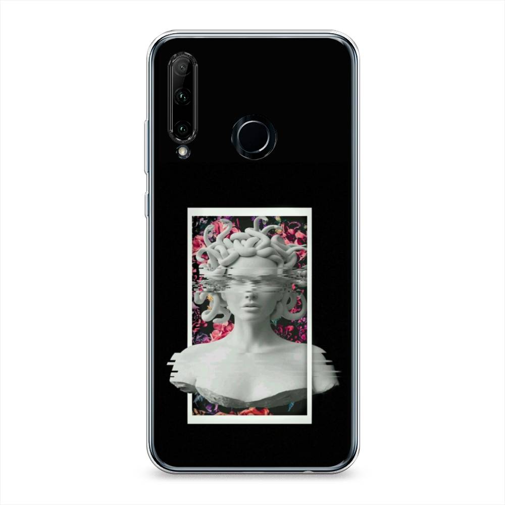 

Чехол на Honor 10i "Web Punk Медуза Горгона", Черный;серый, 68850-6