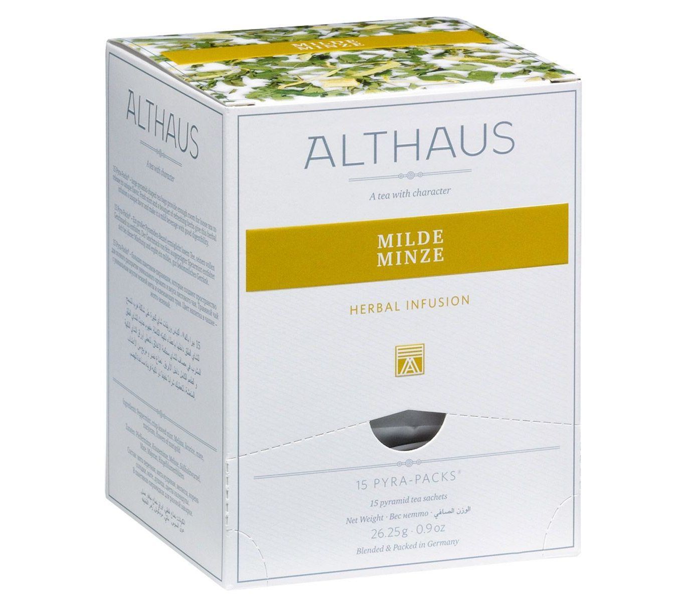 Чай травяной пакетированный Althaus Milde Minze 15х2.75 г