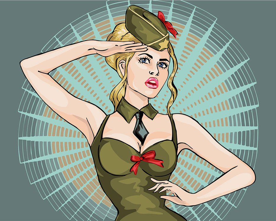 

Картина по номерам Фрея Честь имею! Поп-арт, Фрея Честь имею! Поп-арт