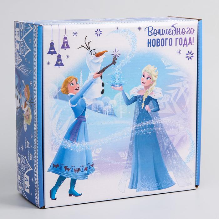 

Коробка подарочная складная "Волшебного нового года", Холодное сердце, 24.5  24.5  9.5 с, Разноцветный