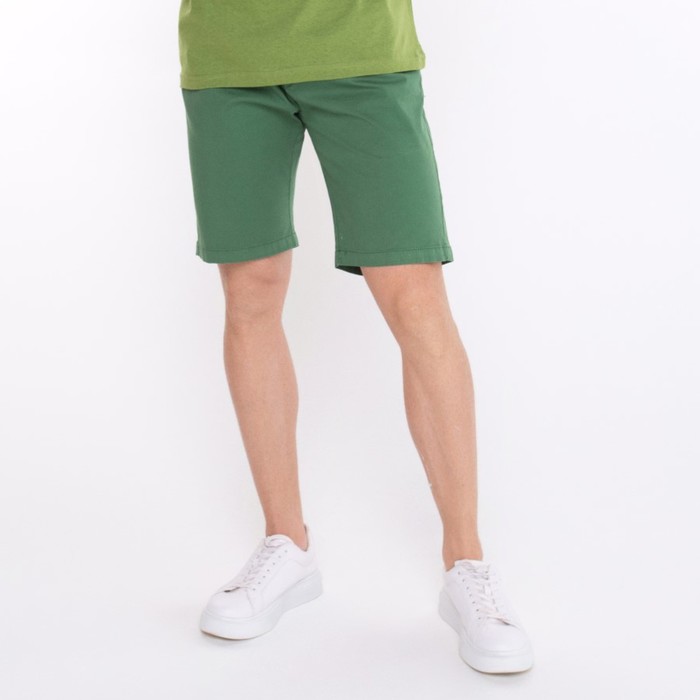 Повседневные шорты мужские CHIC&CHARISMA Р00021270 зеленые 48 RU