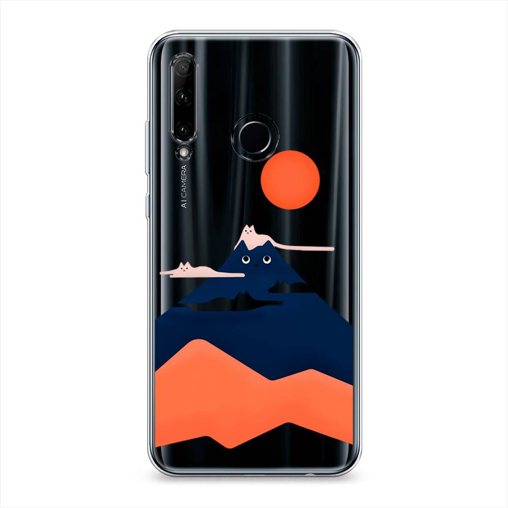 

Чехол на Honor 10i "Кот-гора", Черный;оранжевый, 68850-4
